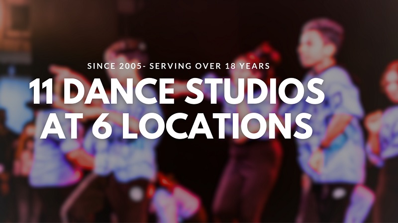 with 11 studios at 6 locations